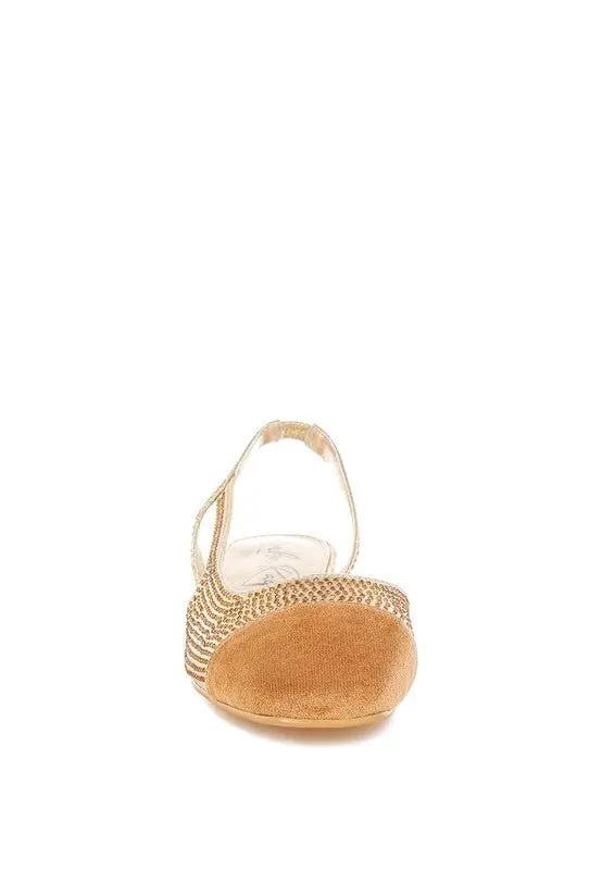 Rerita Rhinestone-Studded Glitter Sandals for Special Occasions - Love Salve